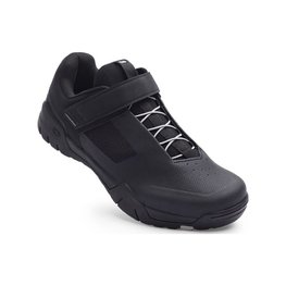 CRANKBROTHERS Kerékpáros cipő - MALLET E SPEEDLACE - fekete/ezüst