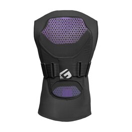 G-FORM hát- és mellkasvédő - MX SPIKE - fekete