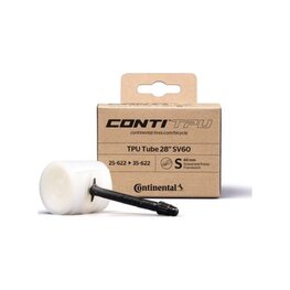 CONTINENTAL belső gumi - TPU TUBE 28 SV60 - fehér/fekete