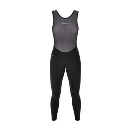 SANTINI Hosszú kerékpáros nadrág kantárral - PURE - fekete