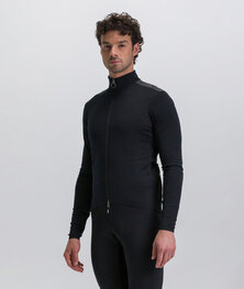 SANTINI Kerékpáros dzseki béléssel - ADAPT MULTI - fekete