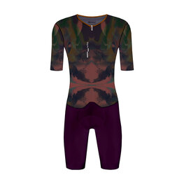 SANTINI Kerékpáros overall - MADSS - bordó