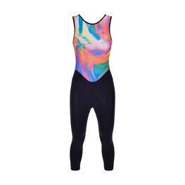 SANTINI Hosszú kerékpáros nadrág kantárral - UNICO - fekete