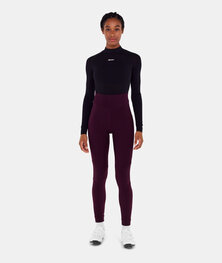 SANTINI Hosszú kerékpáros nadrág kantár nélkül - RTR - bordó