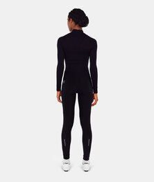 SANTINI Hosszú kerékpáros nadrág kantár nélkül - RTR - fekete