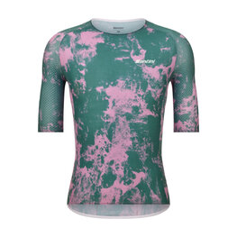 SANTINI Rövid ujjú kerékpáros mez - SUPER LITE - rózsaszín