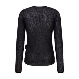 SANTINI Hosszú ujjú kerékpáros póló - ALPHA - fekete