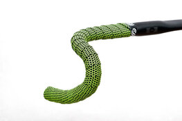 BIKERIBBON owijka na kierownicę - HEXAGON - sárga