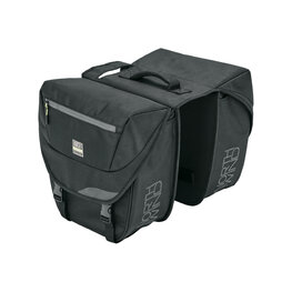 SKS kistáska a kerékpárra - DOUBLE BAG PANNIER CLASSIC - fekete