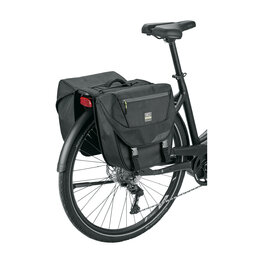 SKS kistáska a kerékpárra - DOUBLE BAG PANNIER CLASSIC - fekete