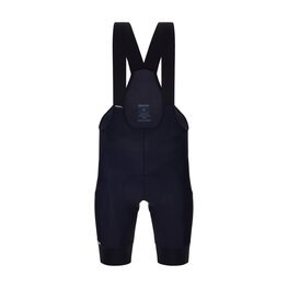 SANTINI Rövid kerékpáros nadrág kantárral - NOVA - fekete