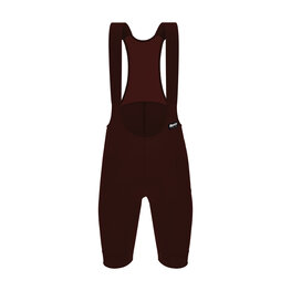 SANTINI Rövid kerékpáros nadrág kantárral - RTR - barna