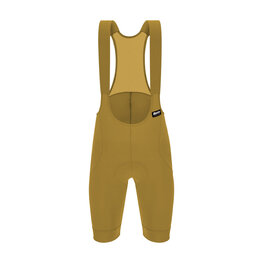 SANTINI Rövid kerékpáros nadrág kantárral - RTR - sárga