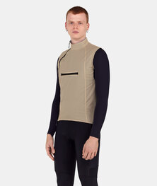 SANTINI Kerékpáros mellény - ALPHA INSULATED - barna