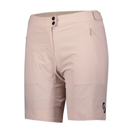 SCOTT Rövid kerékpáros nadrág kantár nélkül - ENDURANCE LS/FIT W/PAD W - rózsaszín