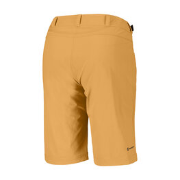 SCOTT Rövid kerékpáros nadrág kantár nélkül - TRAIL FLOW W/PAD W - bézs