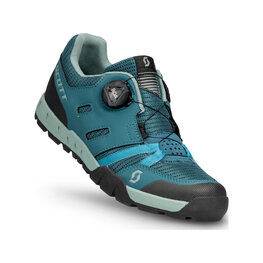 SCOTT Kerékpáros cipő - SPORT CRUS-R FLAT W - zöld/kék