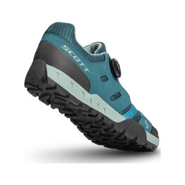 SCOTT Kerékpáros cipő - SPORT CRUS-R FLAT W - zöld/kék