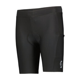 SCOTT Rövid kerékpáros nadrág kantár nélkül - JUNIOR - fekete