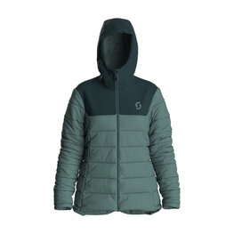 SCOTT Kerékpáros dzseki béléssel - INSULOFT WARM W - zöld