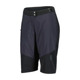 SCOTT Rövid kerékpáros nadrág kantár nélkül - TRAIL STORM INSULOFT AL W - fekete