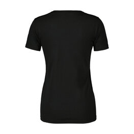 SCOTT Rövid ujjú kerékpáros póló - TEE COMMUTER MERINO W - fekete