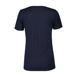 SCOTT Rövid ujjú kerékpáros póló - TEE COMMUTER MERINO W - kék