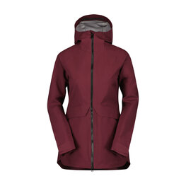 SCOTT vízálló kabát - TECH COAT 3L W - piros
