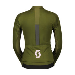 SCOTT Kerékpáros szélálló dzseki - RC PRO WARM GTX WS W - zöld/rózsaszín