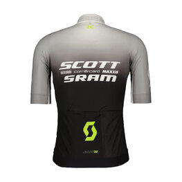 SCOTT Rövid ujjú kerékpáros mez - SRAM PRO - fekete/fehér