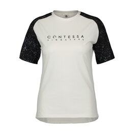 SCOTT Rövid ujjú kerékpáros mez - TRAIL CONTESSA SIGN. SS W - fehér