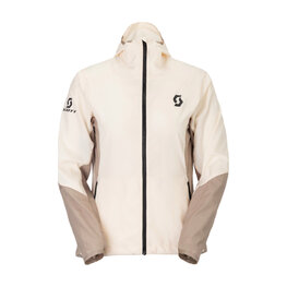 SCOTT Kerékpáros szélálló dzseki - EXPLORAIR LIGHT WB W - fehér/barna