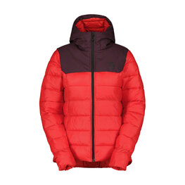 SCOTT Kerékpáros dzseki béléssel - INSULOFT WARM W - lila/piros