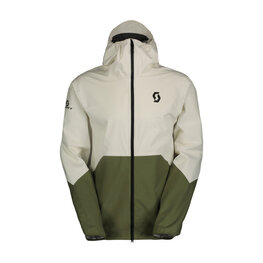 SCOTT vízálló kabát - EXPLORAIR LIGHT DRYO 2.5L - fehér/zöld