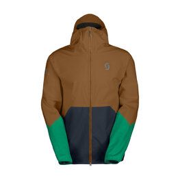 SCOTT vízálló kabát - EXPLORAIR LIGHT DRYO 2.5L - barna/kék/zöld