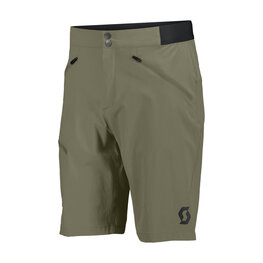 SCOTT Rövid kerékpáros nadrág kantár nélkül - EXPLORAIR LIGHT - zöld