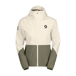 SCOTT vízálló kabát - EXPLORAIR LIGHT DRYO 2.5L W - fehér/zöld