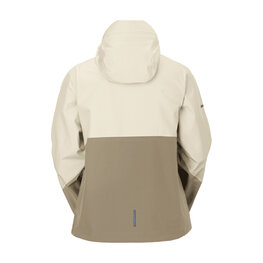 SCOTT vízálló kabát - EXPLORAIR LIGHT DRYO 2.5L W - fehér/barna