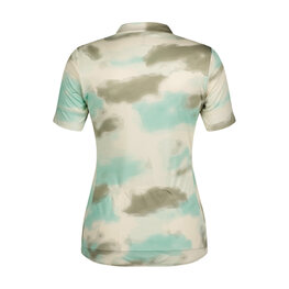 SCOTT Rövid ujjú kerékpáros mez - ENDURANCE 10 W - fehér/zöld