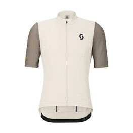 SCOTT Rövid ujjú kerékpáros mez - ENDURANCE - fehér/szürke