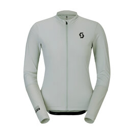SCOTT Hosszú ujjú kerékpáros mez nyári - ENDURANCE W - szürke/sárga