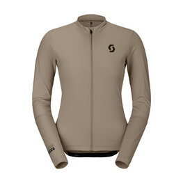 SCOTT Hosszú ujjú kerékpáros mez nyári - ENDURANCE W - bézs/fehér