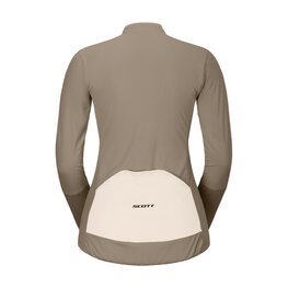 SCOTT Hosszú ujjú kerékpáros mez nyári - ENDURANCE W - bézs/fehér