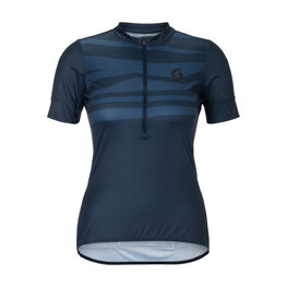 SCOTT Rövid ujjú kerékpáros mez - ENDURANCE LT W - kék