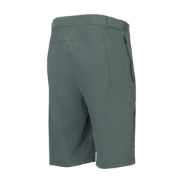 SCOTT Rövid kerékpáros nadrág kantár nélkül - VERTIC LT W/PAD - zöld