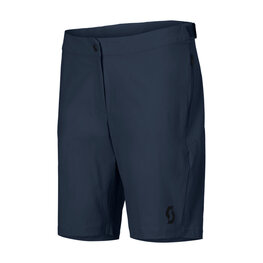 SCOTT Rövid kerékpáros nadrág kantár nélkül - VERTIC LT W/PAD W - kék