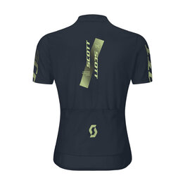 SCOTT Rövid ujjú kerékpáros mez - JUNIOR - kék/sárga