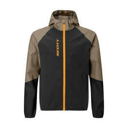 SCOTT vízálló kabát - EXPLORAIR LIGHT DRYO 2.5L JR - fekete/bézs
