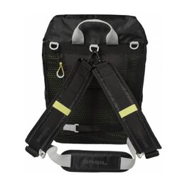 BASIL Kerékpáros táska - MILES DAYPACK - fekete