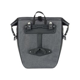 BASIL Kerékpáros táska - NAVIGATOR STORM MIK SIDE L - szürke/fekete